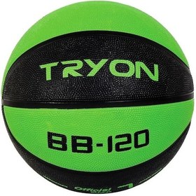 Resim Tryon Bb-120 Basketbol Topu 7 Numara Siyah-yeşil 