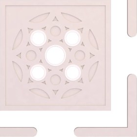 Resim Motifpiyer Tavan Spot Göbek KENARLI-KARE-80-60X60 L-Dis Citali 