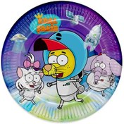 Resim Kral Şakir Uzayda Karton Tabak 23 Cm 8'Li 