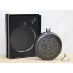 Resim Kurt Motifli Hunili Matara Seti 