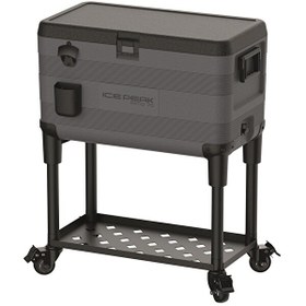 Resim IcePeak Patio 70 Tekerlekli Raflı 65.8 Litre Buzluk 