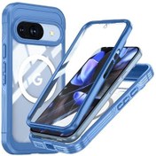 Resim Google Pixel 10 İçin Manyetik Kılıf Pet Koruyucu Film 360 Tam Kapsama Düşmeye Ve Çarpışmaya Dayanıklı Tamamen Şeffaf Magsafe İle Uyumlu 