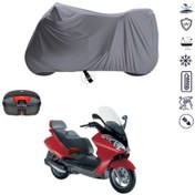 Resim Aprilia Atlantic 250 Arka Çanta Uyumlu Motosiklet Branda Su Geçirmez Motor Branda 