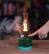 Resim Protonust Şarjlı Dekoratif Lamba Kandil 300ml Oda Hava Nemlendirici Buhar Makinesi Koku Giderici 