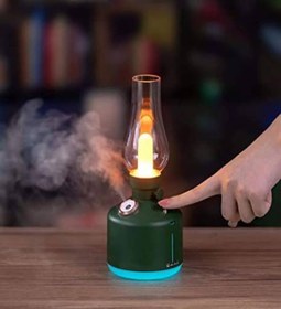 Resim Protonust Şarjlı Dekoratif Lamba Kandil 300ml Oda Hava Nemlendirici Buhar Makinesi Koku Giderici 