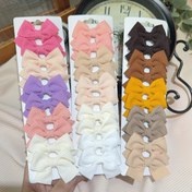 Resim 10 adet/set Kız Prenses Renkli Saç Bantları, Naylon Güvenli Saç Tutturucular, Karma Renkler, Polyester Kumaş, Moda Pop Kültür, Tüm Mevsim, Elektriksiz Saç Aksesuarları Kızlar İçin 