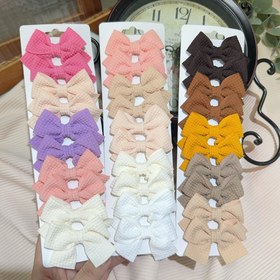 Resim 10 adet/set Kız Prenses Renkli Saç Bantları, Naylon Güvenli Saç Tutturucular, Karma Renkler, Polyester Kumaş, Moda Pop Kültür, Tüm Mevsim, Elektriksiz Saç Aksesuarları Kızlar İçin 