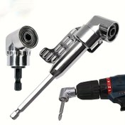 Resim 105 Derece Açı Elektrikli Matkap Ucu Adaptörü, Evrensel Esnek Mil Bağlayıcı, Metal Tornavida Bağlantısı, Güç Aracı Aksesuarı DIY ve Tamir için 