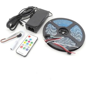 Resim Sunlight Magic Dmx Akan Şerit Led 3 Çip Rgb 5 Metre Uzaktan Kuman 