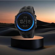 Resim Gaojunshop01 Doğa Kampı İçin Büyük Kadranlı Mavi Işıklı Multifonksiyonel Dijital Spor Saati Diğer 