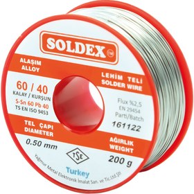 Resim Soldex Sn60 Pb40 0.50mm 200gr 