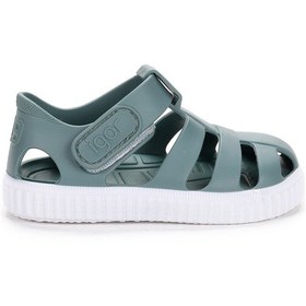Resim Igor Nico Unisex Çocuk Sandalet Ayakkabı S10289 Ada Çayı Koyu Yeşil 
