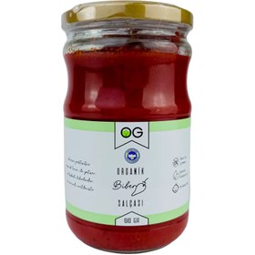 Resim OG NATURAL Organik Tuzsuz Biber Salçası 610g 