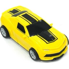 Resim Can Işıklı ve Sesli Robota Dönüşen Araba 