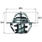 Resim MAHLE TX12282 Termostat Astra G Vectra B Zafira A B 2.2 16V Vectra C Sıgnum 2.0 2.2 16V Zafira 82°C 