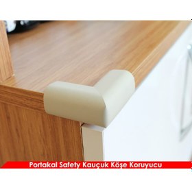 Resim Portakal Safety Kauçuk Köşe Koruyucu-Gri Çok Renkli 