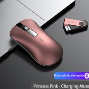 Resim Jingyi Kablosuz Bluetooth Fare Şarj Edilebilir Sessiz Bilgisayar Ofis Oyunu Sevimli MacBook Asus Lenovo Dizüstü Bluetooth Fare (Yurt Dışından) 