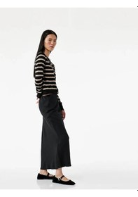 Resim Koton Kloş Midi Siyah Kadın Etek 6wak70097uw Siyah 