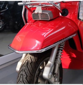 Resim Lambretta G 350 Ön Çamurluk Koruma Demiri Krom / Friendship 
