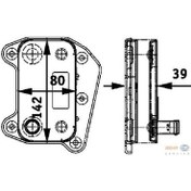 Resim 8mo376726-321 Yağ Soğutucusu Mercedes Sprınter 00 Vıto 03 