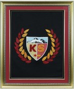 Resim Kayserispor Arması Kağıt Telkari Tablo 
