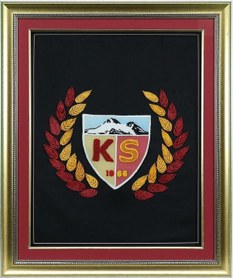 Resim Kayserispor Arması Kağıt Telkari Tablo 