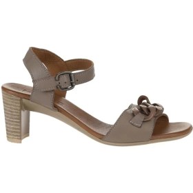 Resim Bueno Shoes Gri Deri Kadın Topuklu Sandalet 01WU11101 01WU11101 