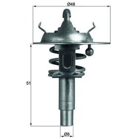 Resim Mercedes C200 W203 Termostat 2003-2006 Mahle Tx10690d 