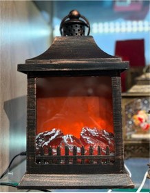 Resim Dekoratif Ledli Şömine Lamba Alk4595 36cm 