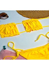 Resim Marba Sarı Bikini Set 