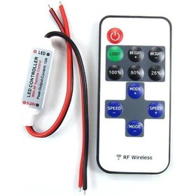 Resim Mlsemfaelektronik-Kumandalı Şerit Led Kontrol Devresi 12A 