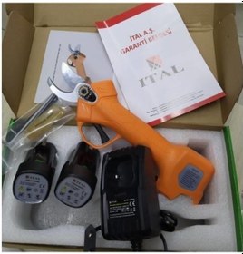 Resim Ital Fx2 Şarjlı Akülü Budama Makası Çift Bataryalı 