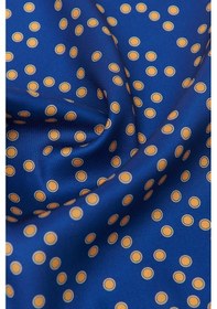 Resim AC&Co / Altınyıldız Classics Altınyıldız Classics Erkek Lacivert - Sarı Desenli Lacivert Sarı Klasik Mendil 4A2922200035Lasstn Lacivert - Sarı 