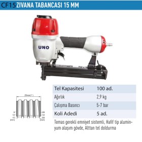 Resim Uno Zıvana Tabancası 15 mm UNODCF15 