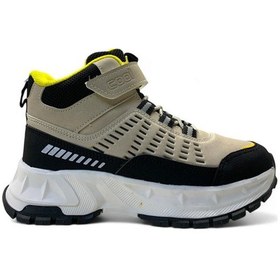 Resim Cool Tiger Kauçuk Taban Kaymaz Ortopedik Erkek Çocuk Bot Bej 