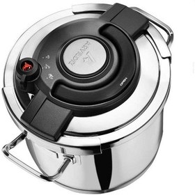 Resim Aryıldız Touch Cook 6lt Düdüklü Tencere Gri 