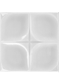 Resim Armada Çini 12.5x12.5 Cm Defakto Beyaz Model Çini Seramik Karo 