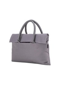 Resim Classone Byn-el004 Wtxpro Su Geçirmez Kumaş 13-14 İnch Bayan Laptop, Notebook, Apple Uyumlu MacBook Air El Çantası- Tote Bag - Gri 