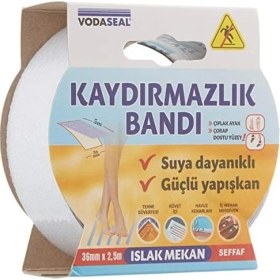 Resim Güzel Hediyem Islak Mekan Kaydırmazlık Bandı, 36MMX2.5, Şeffaf 