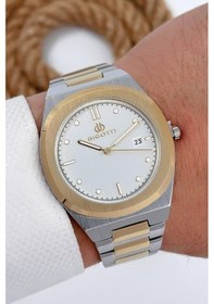 Resim Bigotti Erkek Kol Saati Tüm Fonksiyonlar Aktif Gümüş-altın Sdb004 Gümüş - Altın 