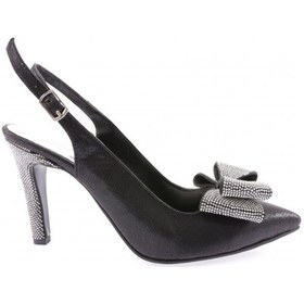 Resim Dgn 1316 23y Kadin Sivri Burun Kristal Taşli Fiyonklu Bilekten Bağli Abiye Ayakkabi 1316-2183-R1534 