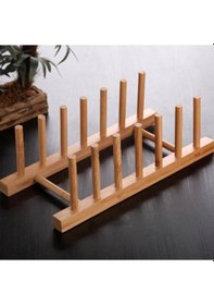 Resim Bambu Lüx 6 Bölmeli Tabaklık 25X135X11 Cm 