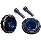 Resim 8 Mm Desenli Mavi Sehpa Yüzüğü Siyah 