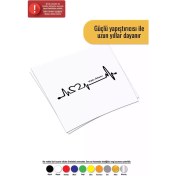 Resim Isim Soyisim Kalp Atışı - Araç, Oto, Laptop, Duvar Uyumlu Sticker 50*20 cm 
