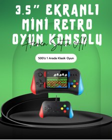 Resim ZERO LAND TECHMRT Çocukluğunuzun Oyunları Tek Cihazda – 500 Oyunlu (112640) El Konsolu 