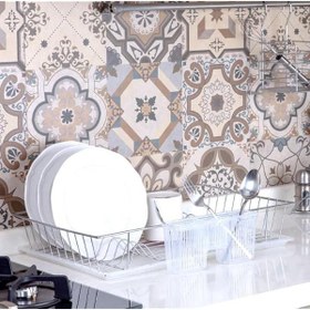 Resim Geseus Home Tek Katlı Tabaklık Bulaşıklık Krom KB003K 