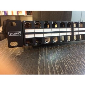 Resim Digitus Dn-91424 48 Port Boş Patch Panel Zırhlı Keystone Jack Ta 