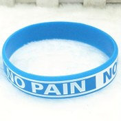 Resim 1 Adet "No No Gain" Motivasyon Bilekliği, Lastik Bandlı Takı Seti, İlham Veren Hediye, Çalışma Şevlerini Artırıcı, Minimalist Tasarım Dayanık ve Rahat Fitness Kolyesi Kadın Erkek Gençlik işinize Uygun 