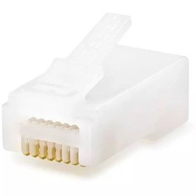 Resim Nodar Nd2406 Cat6 Konnektör Ezrj45 100lü Plastik Kutu Beyaz 