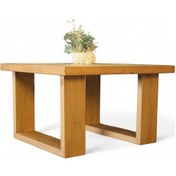 Resim Neiwel Saes Doğal Ahşap Ofis Sehpa-70-70 Açık Ceviz 